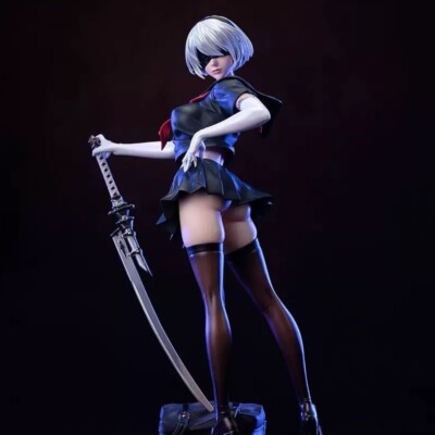 Sexy Anime Figure《NieR:Automata》YoRHa 2B Collectible Art Toy 1/6