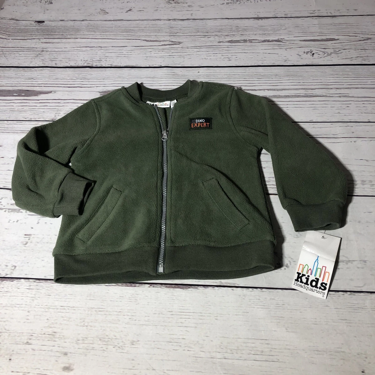 Boys green hotsell fleece jacket