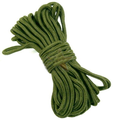 Greenodd Rope UTILITY ROPE OD GREEN OLIVE 15m 9mm 50ft 0.35