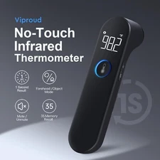 No-Touch Forehead Thermometer for Adults and Kids COLOR CODED TEMPERATURE GUIDE
