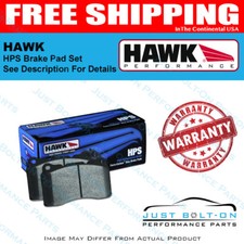 Hawk Hps Brake Pad Sets Performance Vehicle Fitment See Description Hb616f.607