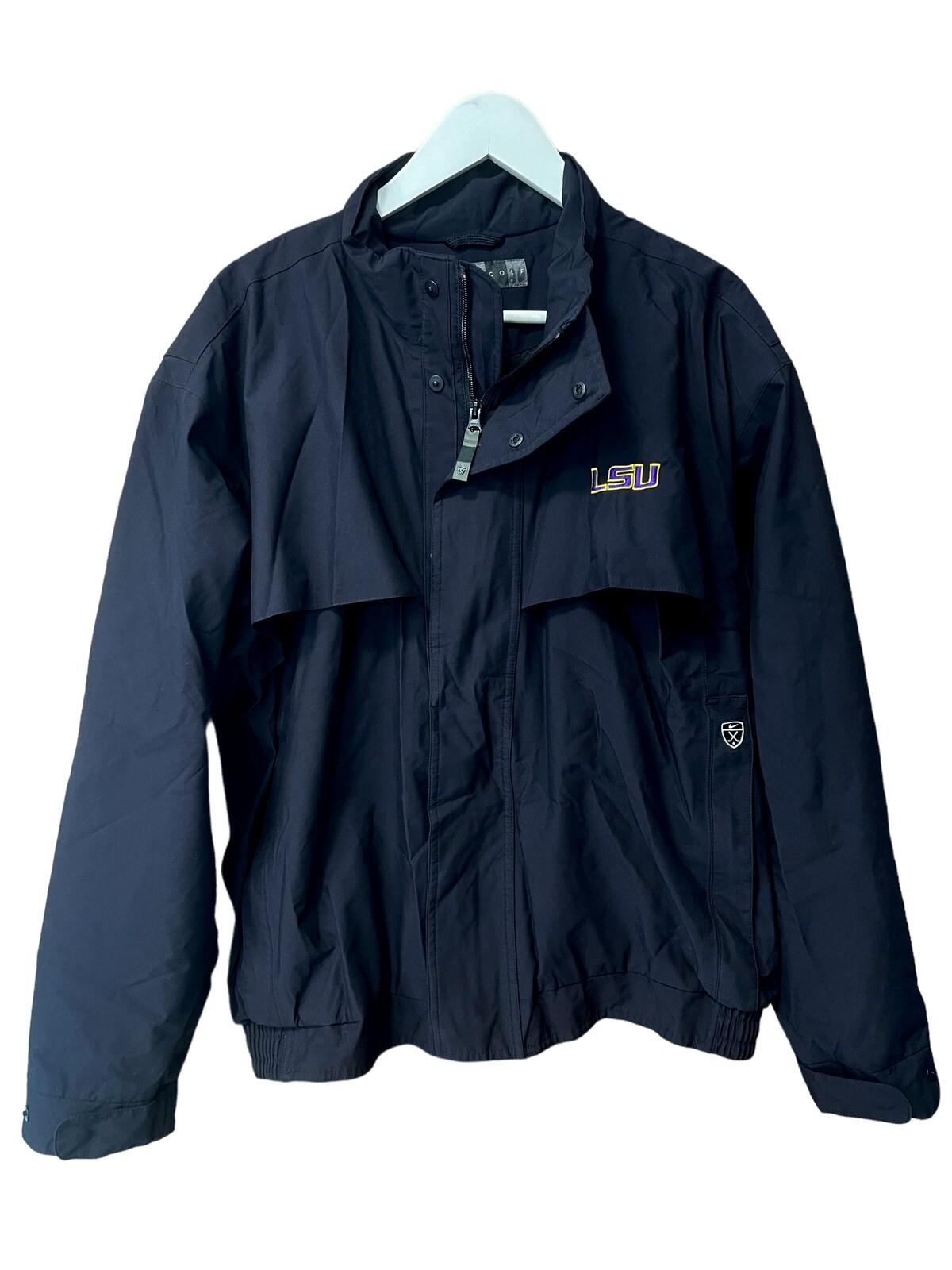 SACAI X NIKE Giacca donna LSU Tigers Nike Storm Fit ricamata full zip nera taglia L