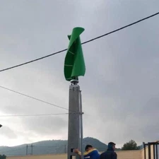 2KW 48V Vertical Axis Wind Turbine Green Maglev Wind Power Generator 1.5M Blades