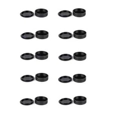 10pcs Body Front Cover +Rear Lens Cap for M42 42mm Lens SLR DSLR Camera Body