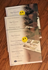 Creative Memories 12x12 Page Protectors Packs 2004 Old Style Lot of 3 NEW