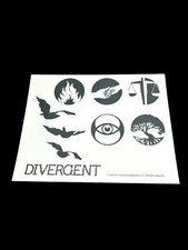 Divergent Temporary Tattoos 2014 New