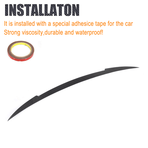 Für Maserati Ghibli M157 SQ4 2014-20 Carbon Heckspoiler Spoiler Heckflügel Lippe - Bild 10 von 12