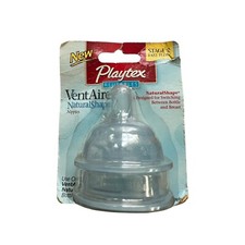 Vintage 2003 Playtex Reusables VentAire Nipples Fast Flow Stage 2 New