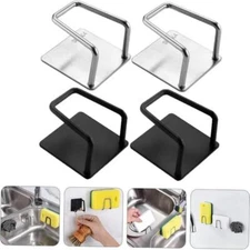 Kitchen Tool Sponges Holder Drain Rack Self Adhesive Storage Holder Wall Hook