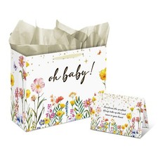 1PCS Floral Decor Baby Shower Decor A Little Wildflower is on the Way Gift Ba...