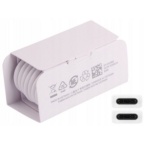 Cavo Usb C / C Originale Samsung Galaxy S21 S22 per Caricabatterie TA800 TA845 W - Foto 5 di 5