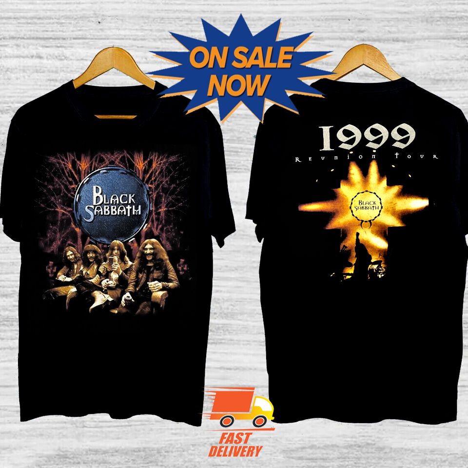 BLACK SABBATH REUNION TOUR 1999 Tシャツ 1999 Vintage Black Sabbath - Reunion Tour T-Shirt – Saints