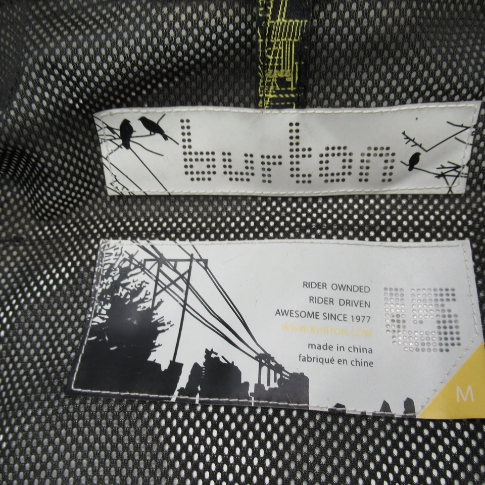 Jaqueta de esqui Burton City System feminina média lona preta 3 em 1 concha impermeável - Imagem 4 de 4