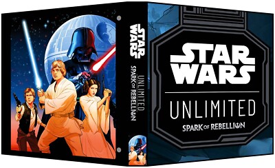 STAR WARS - UNLIMITED - SPARK OF REBELLION Custom 3-Ring Binder