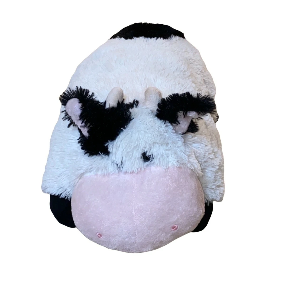 Pillow Pets Originals Cozy Cow 18 Stuffed Animal Plush Toy Black/White