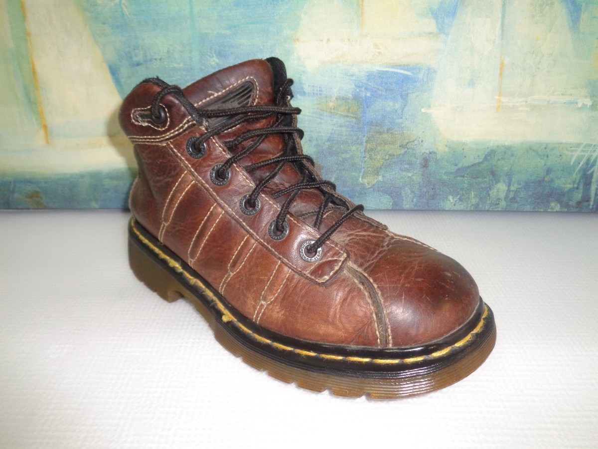Dr. Martens Brown Leather 9763 Lace Up Ankle Boots 8 Doc Martens Brown Leather Lace Up Ankle Boot, US 9 mens  main image 2
