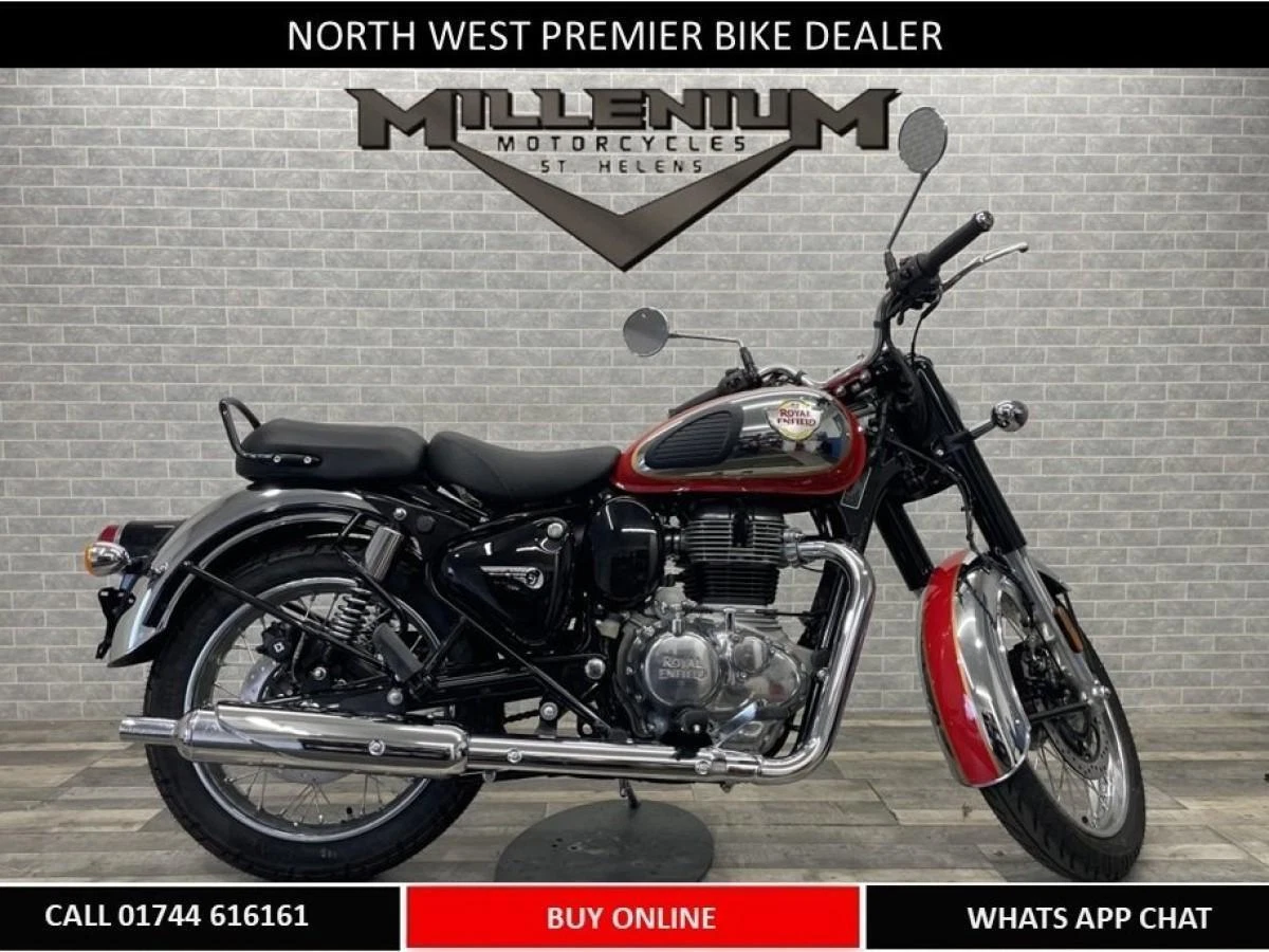 2024 Royal Enfield Classic 350 Chrome Red eBay