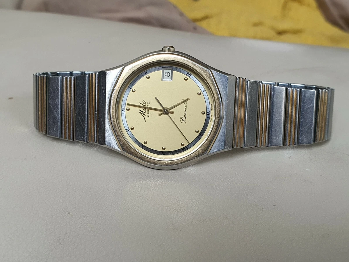 Mido Baroncelli Unisex mens Quartz watch two tone eBay