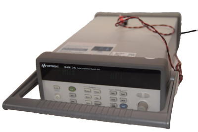 HP Keysight 34970A Data Aquisition Switch Unit w/ Keysight 34901A 20 Channel