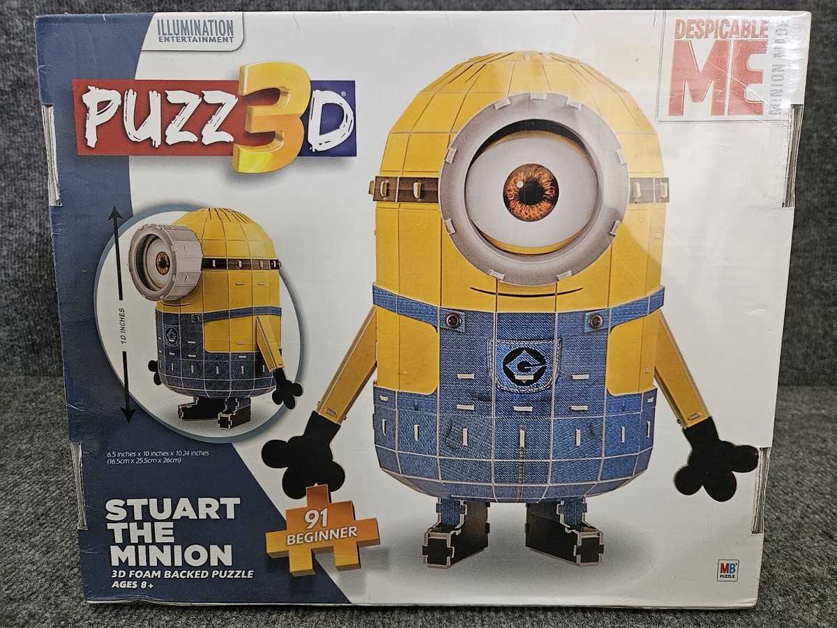 Hasbro Milton Bradley Puzz3D Dispicable Me STUART THE MINION | eBay