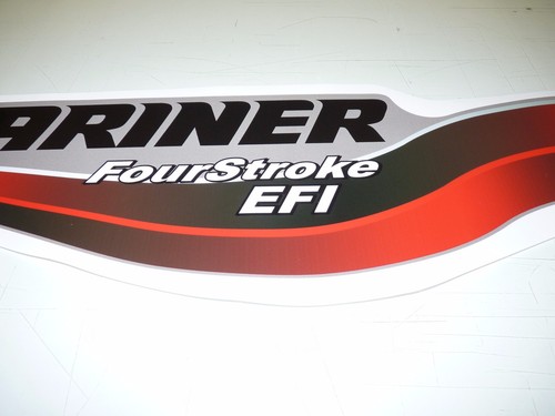 Mariner 60 HP EFI four stroke outboard engine decal sticker set kit reproduction - Picture 4 of 4