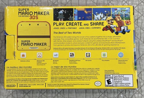 Nintendo 2DS Handheld Console Super Mario Maker Edition - Picture 3 of 14