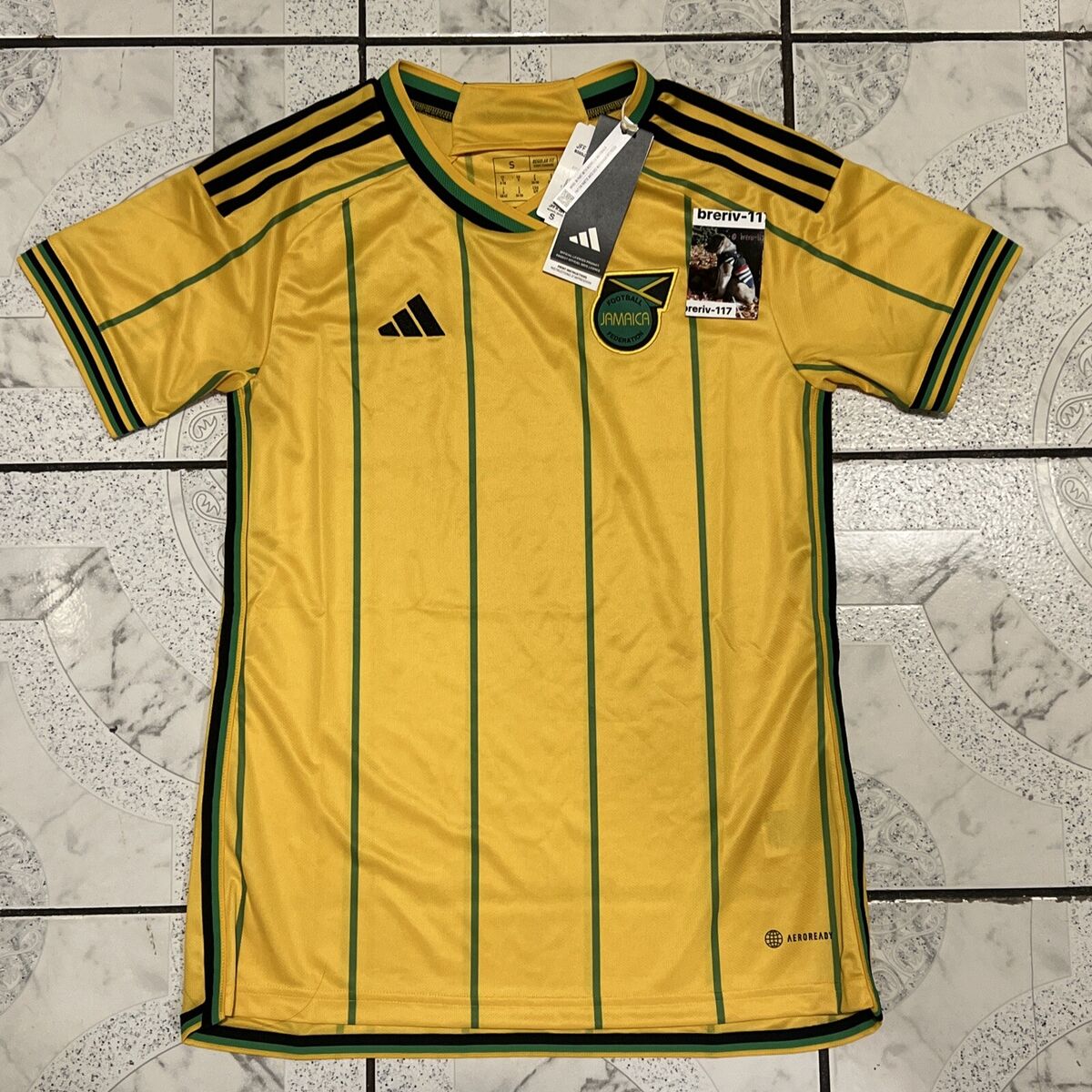 New Adidas Jamaica AeroReady Wales Bonner Home Jersey New Adidas Jamaica AeroReady Wales Bonner Home Jersey