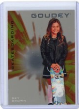 2021 Upper Deck Goodwin Champions Sky Brown Goudey Platinum - Skateboarding