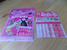 BARBIE Sticker Collection ALBUM  Additional Stickers Packs Lot PANINI New