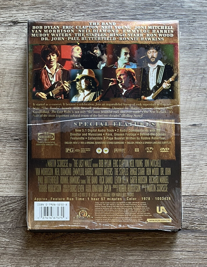 The Last Waltz (DVD, 1978 Special Edition) The Band Clapton