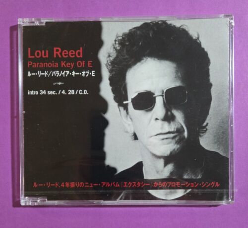 Lou Reed - "Paranoia Key of E" RARE Japanese CD Single SEALED (2000) Import