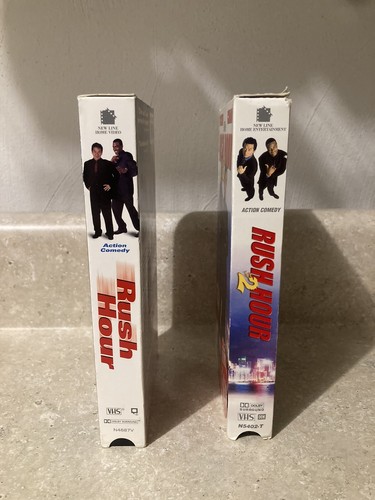 Rush Hour 1 & 2 VHS Bundle Tested Jackie Chan Chris Tucker - Picture 7 of 10