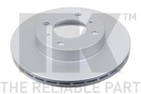 NK 2 StüCk Bremsscheibe Coated 313021