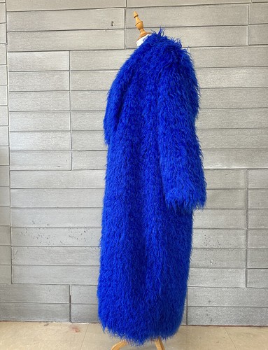 Long Winter Warm Women Shaggy Faux Fur Coat Fluffy Cardigan Overcoat Outwear - Picture 37 of 38