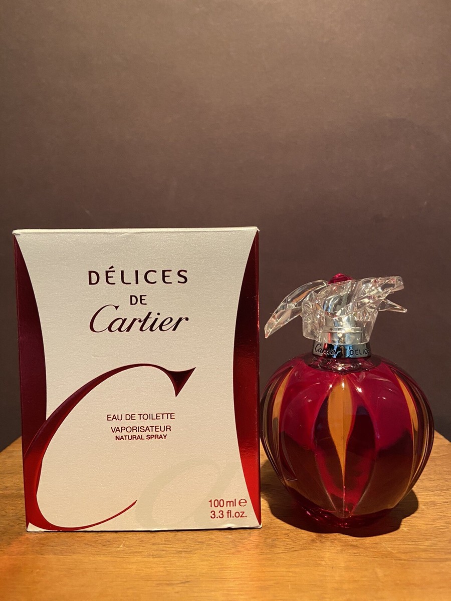 DELICES De Cartier 3.3 fl. oz / 100 ml Eau de Toilette Spray New