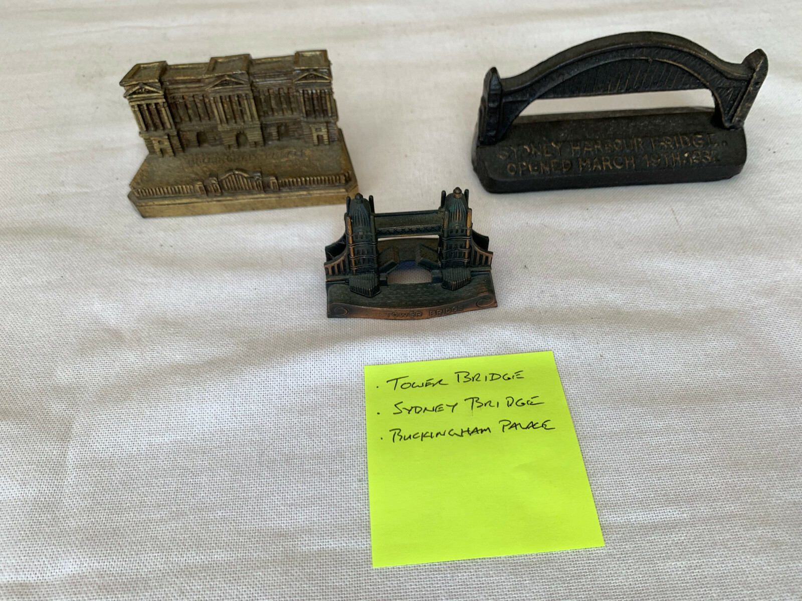 Collection of VTG Miniature Metal Buildings eBay