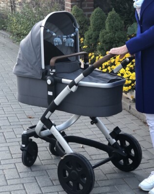 JOOLZ geo 2 Kinderwagen in Earth hippo grey, Umbau zu Geschwister/Zwillingswagen