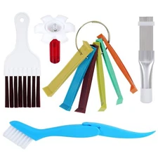 Air Conditioner Fin Cleaner Set Fin Combs Condensers Fin Straighteners Brushes