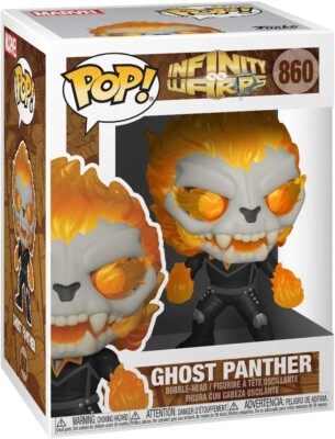 Funko Pop! Marvel Infinity -  Warps Ghost Panther  Bobble-Head