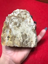 MLC s7143 BIG 4” X 3” Big Flint Core Good Patina Old Ohio Artifact