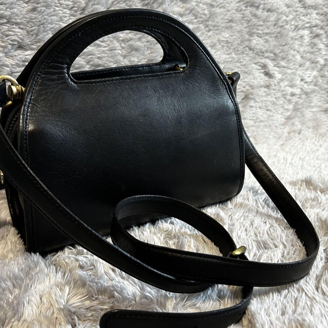 00s archive coach leather hand bag 2way