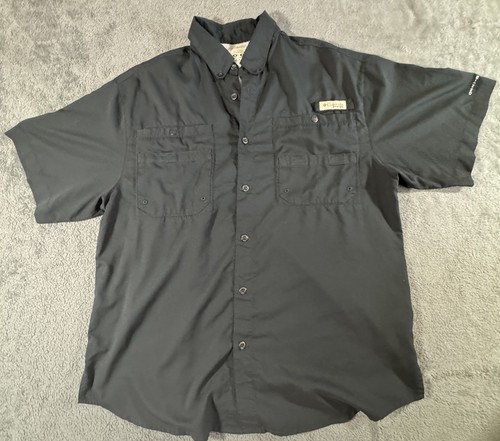 Chemise Columbia PFG Omni-Shade Bleue – Taille L – Manches Longues Ventilées – Pêche