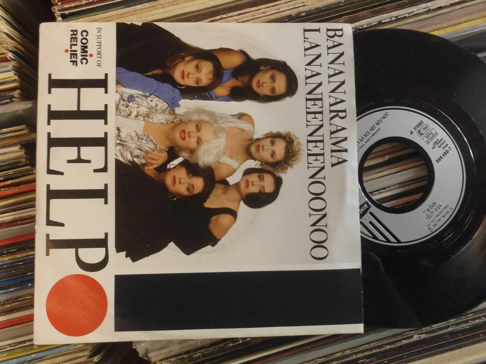 BANANARAMA 4 x 7" SINGLES: HELP/VENUS/WANT YOU BACK/LOVE IN THE FIRST DEGREE - Bild 3 von 4