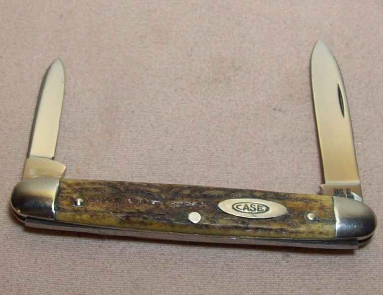 1950 to 1964~CASE XX STAINLESS~MINT UNUSED~5279 STAG PEN SENATOR POCKET KNIFE~