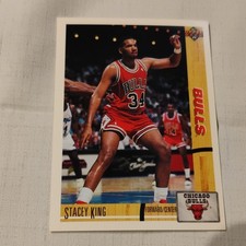 Upper Deck 1991-92 #182 Stacey King Chicago Bulls Base Set Basketball Card