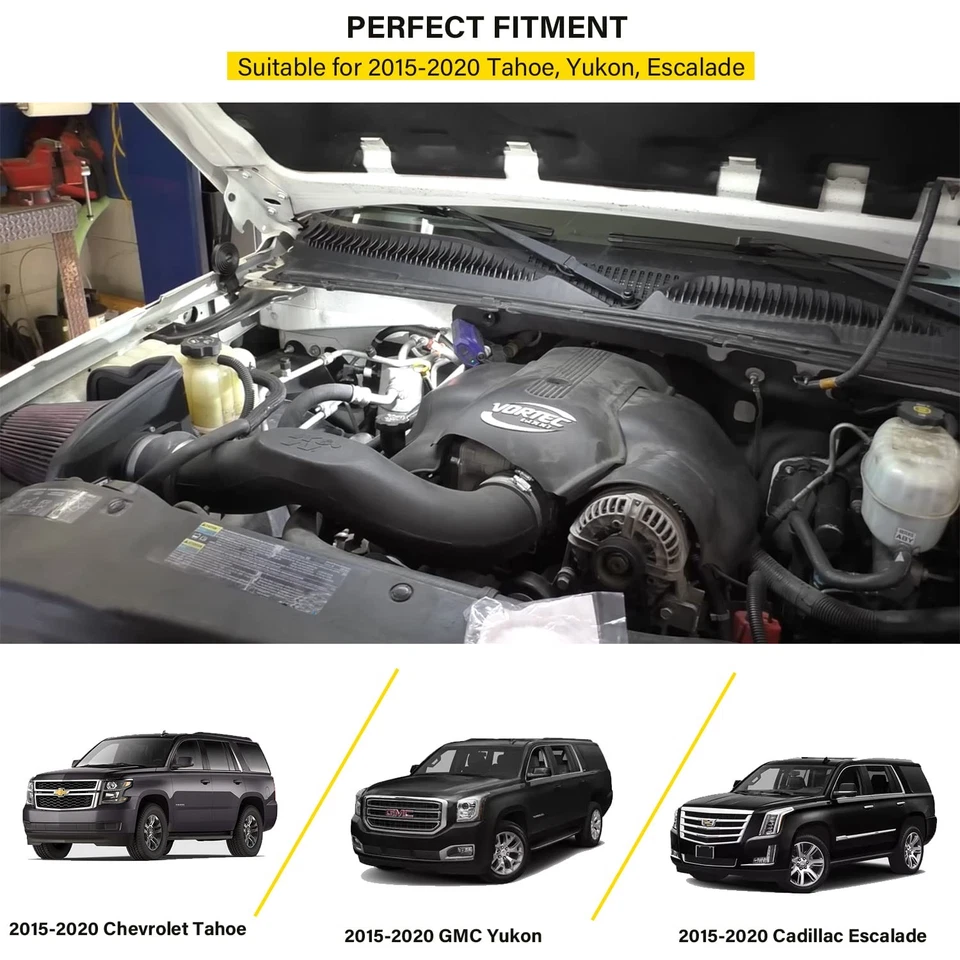 Juego de mangueras de línea de aire acondicionado trasero YSH34913 para GMC Yukon Cadillac Escalade Chevrolet Tahoe Foto 3 de 4