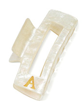 Initial Hair Claw Clip for Women Trendy - Cute Personalized Initial Hair Clips,