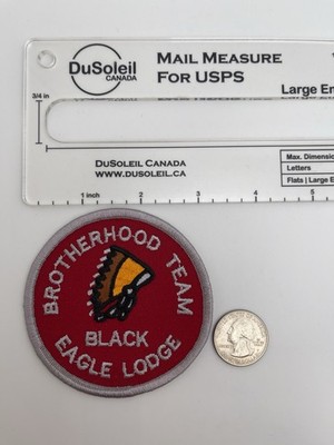 OA BSA TAC TRANSATLANTIC COUNCIL BLACK EAGLE LODGE 482 BROTHERHOOD TEAM PATCH R9