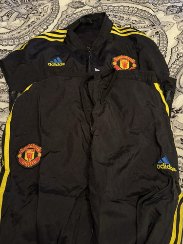 adidas Manchester United Men's Icon Woven Tracksuit