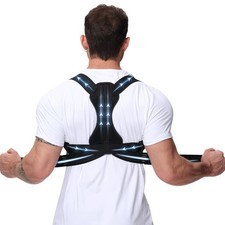 Posture Corrector for Men and Women, Adjustable Back Brace for Back, Neck